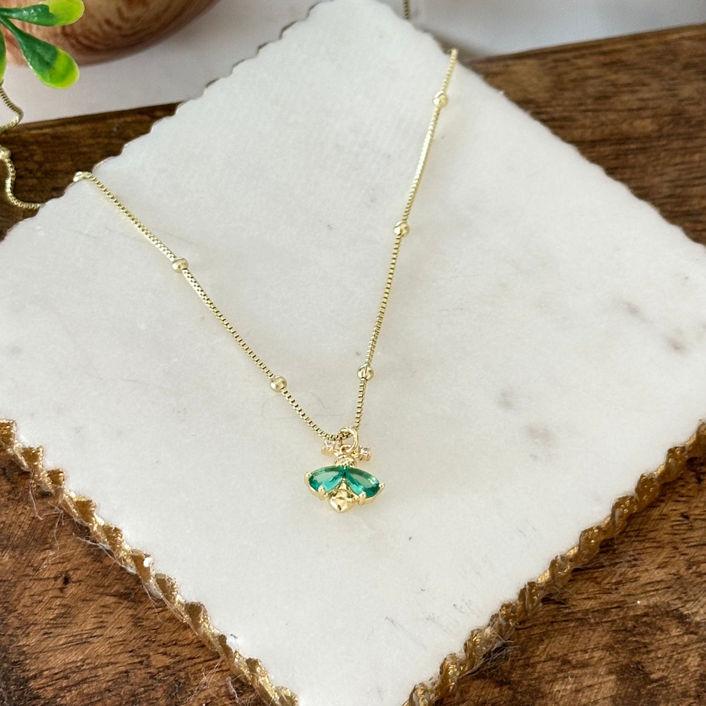 Melissa Dainty Bee Necklace